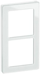 LK FUGA fuga pure ramme glas 2m hvid