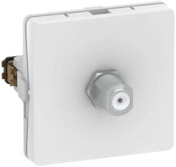 LK FUGA Fuga udtag 1xf-conn 1m hvid