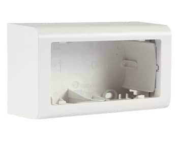 LK FUGA FUGA Underlag Softline 2 modul, 49 mm, vandret, hvid