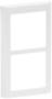 LK FUGA Fuga designramme 63 Soft 2x1M lodret hvid