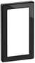 LK FUGA Fuga Pure designramme glas 1x2M indsats sort