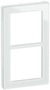 LK FUGA fuga pure ramme glas 2m hvid