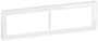 LK FUGA Fuga pure ramme glas 2x2m hvid