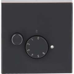 ABB Afdækning for gulvvarmetermostat 1M antracit