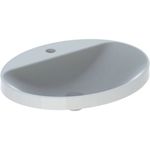 Geberit variform vask t/indb. oval 60x48 hvid kt