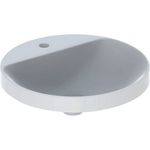 Geberit variform vask t/indb. rund 48cm, hvid kt