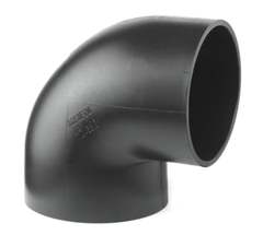Geberit 56 mm 88,5° sort PEH-afløbsbøjning