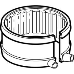 110 mm Fix-bånd sort PEH Geberit