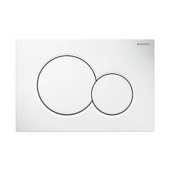 Geberit Sigma 01 betjeningsplade alpin hvid