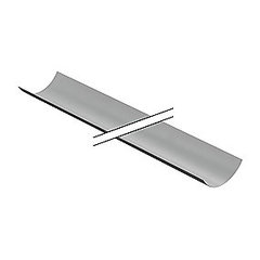 125 x 3000 mm Støtterende Geberit (3 mtr)