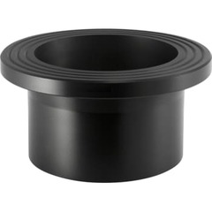 110 mm Påsvejsningsstykke til flange sort PEH Geberit