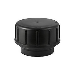 75 mm Slutmuffe komplet sort PEH Geberit