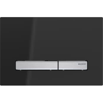 Geberit Sigma 50 Square betjeningsplade, sort/krom
