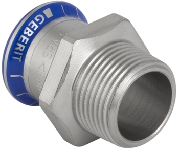 Geberit Mapress 18mmx3/4 Overgang Muffe-nippel