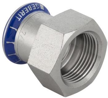 Geberit Mapress 42x1.1/2 Overgang Muffe-muffe
