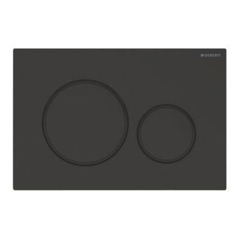 Geberit Sigma 20 Round betjeningsplade, mat sort/sort