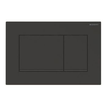 Geberit Sigma 20 Square betjeningsplade, mat sort/sort