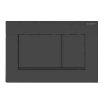 Geberit sigma30 dobb. skyl: sort, sort mat