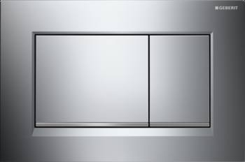 Geberit Sigma 20 Square betjeningsplade, krom/mat krom