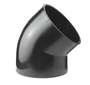 Geberit 63 mm 45° sort PEH-afløbsbøjning