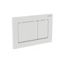 Geberit Betjeningsplade Omega 30, hvid/krom/hvid