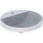 Geberit variform vask t/indb. rund 48cm, hvid kt