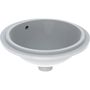 Geberit variform vask underl. rund 39cm, hvid kt