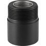 50 mm x 1.1/4 Overgang udvendig gevind sort PEH Geberit