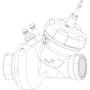 IMI Hydronics TA Fusion-P DN40 regulering & differentstryksregulator u. motor