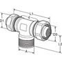 IMI Hydronics 22x1/2 pex tee