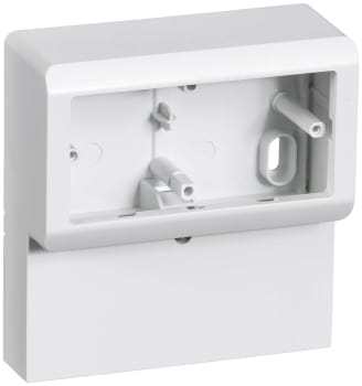 LK OPUS Opus66 Panelunderlag til Fuga 2M antenne/dataudtag, hvid