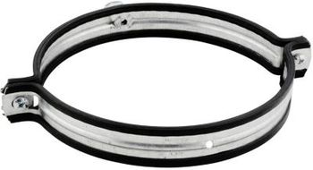 Walraven Aero vent rørbøjle 250mm. M8. Med quicklås og fastnittet EPDM, Elforzinket