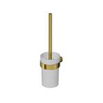 Toiletbørste square med holder messing 