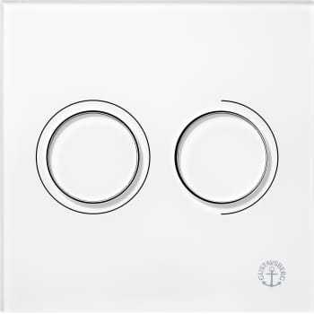 Gustavsberg Gbg Triomont Xs Pneumatisk Fronttryk Duo Hvid Glas