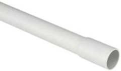 MTO Plastrør 20mm m/muffe 320n grå (3 mtr)