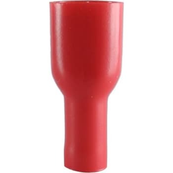 MTO Helisol spademuffe rød 6,3x0,8 (100 stk)
