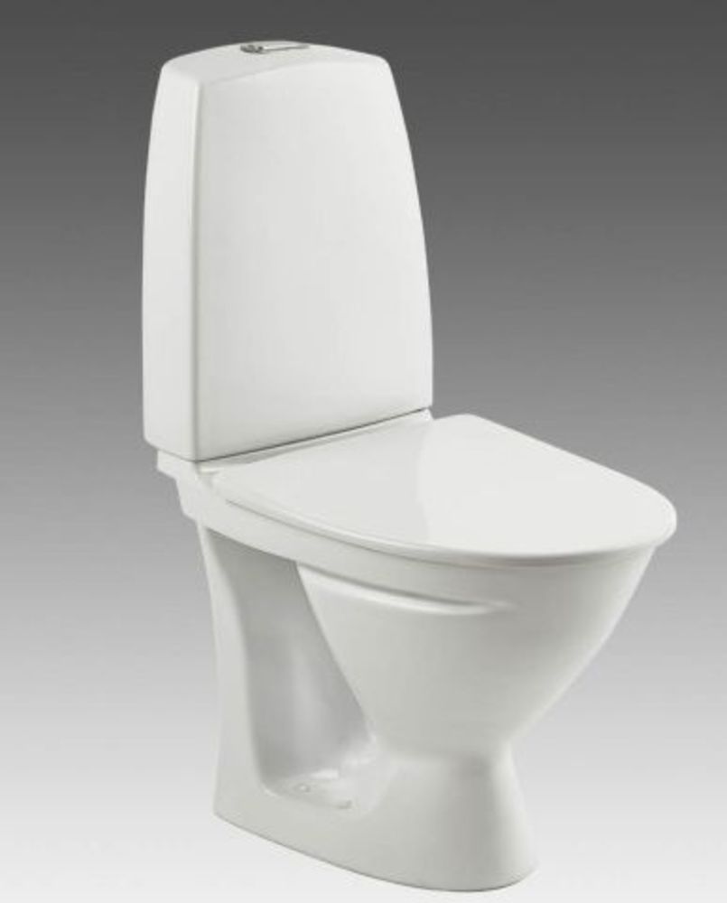 hovedvej handling Whitney Ifö Sign Toilet kort model 6832 P lås Compact hvid med IFØ Clean - vvs nr.  601012200 - køb til 4.986,75 dkk