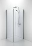 Ifö Space lige dør mat profil/klart glas SPNK 700