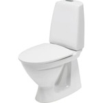 Ifö Sign Toilet m/Indbygget S-lås, Hvid m/Ifö Clean - 650x355 mm u/sæde