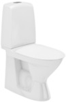 Ifö Spira Rimfree gulvstående toilet med lukket S-lås, 4/2 liter
