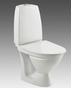Dangle otte gruppe Ifö Sign Toilet kort model 6832 P lås Compact hvid med IFØ Clean - vvs nr.  601012200 - køb til 4.986,75 dkk