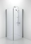 Ifö Space lige dør mat profil/klart glas SPNK 700