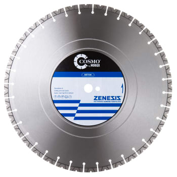 Worker ZENESIS Q-Serie diamantklinge, 460/25,4 mm