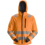 Snickers AllroundWork hættetrøje 8039 High-Vis orange, kl.3, 3XL