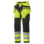 Snickers High-Vis buks+  hylsterlommer 6932, gul/sort, kl. 2, 50