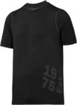 Snickers T-shirt 2519 FlexiWork 37.5, sort, str. XL