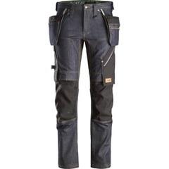 Snickers stretch buks 6955 slim fit, hylsterlommer, denim str.44