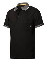 Snickers poloshirt 2724 AllroundWork 37.5, sort, str. XL