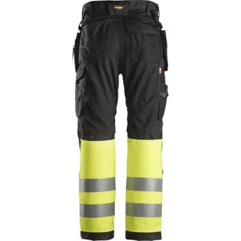 Snickers Buks Hylsterlommer 6233 High Vis Sort/gul Kl.1 50