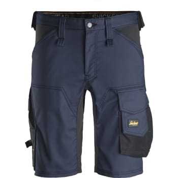 Snickers Shorts 6143 Stretch Slim Fit Navy/sort 50